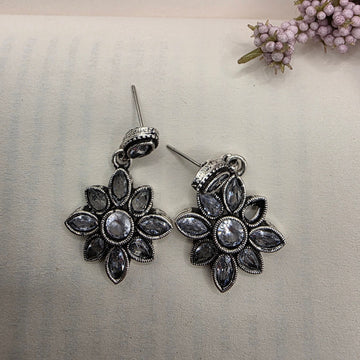 FLORAL OXIDISED EARRINGS 11