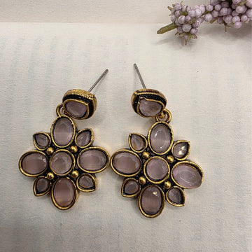 FLORAL OXIDISED EARRINGS 20