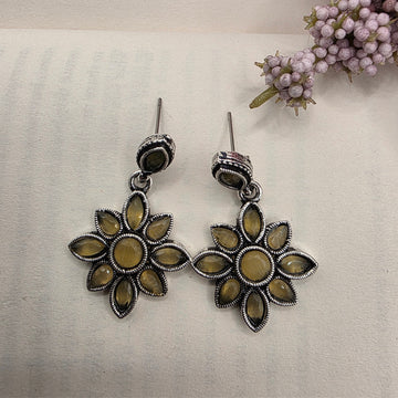 FLORAL OXIDISED EARRINGS 5