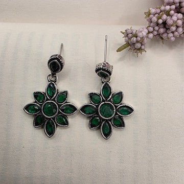 FLORAL OXIDISED EARRINGS 7