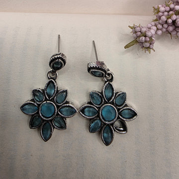 FLORAL OXIDISED EARRINGS 9