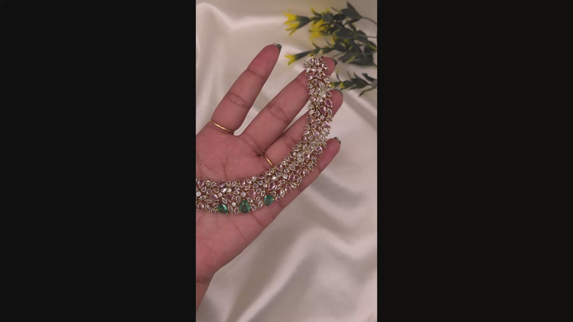 Blush Emerald CZ Set