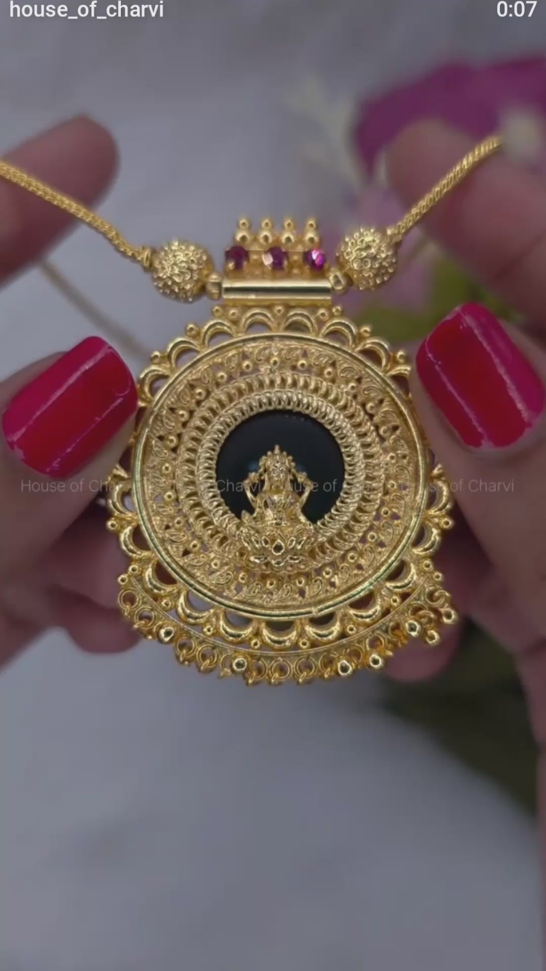 Lakshmi Spiral Mandala Necklace Set