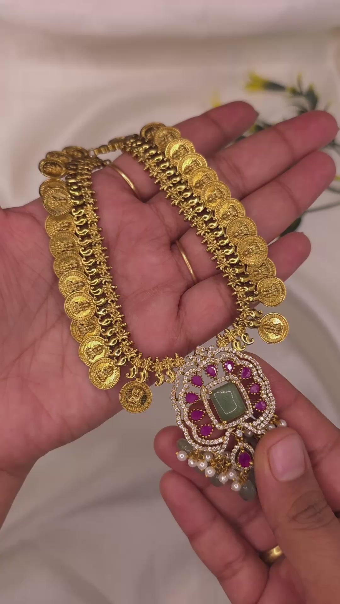 Lakshmi Coin Choker Set