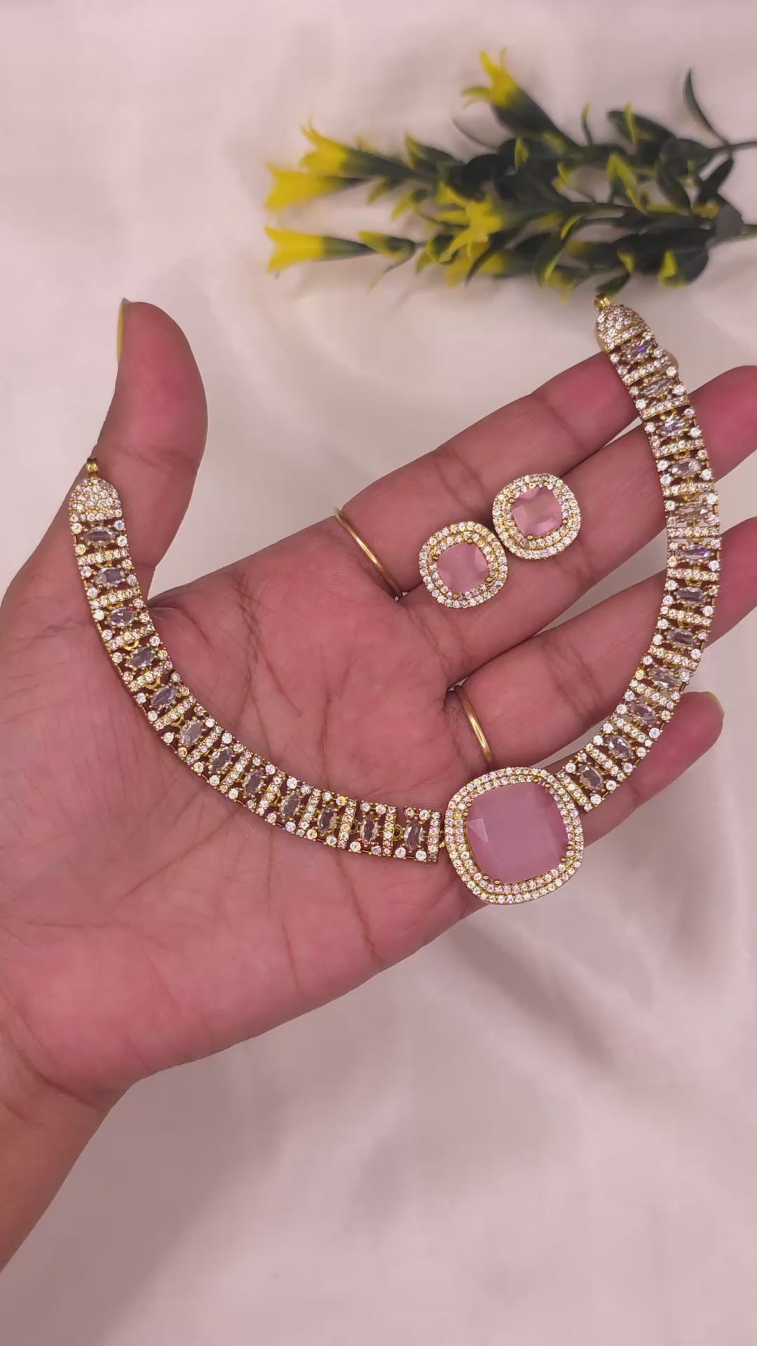 Blush Pink Cat's Eye Stone
