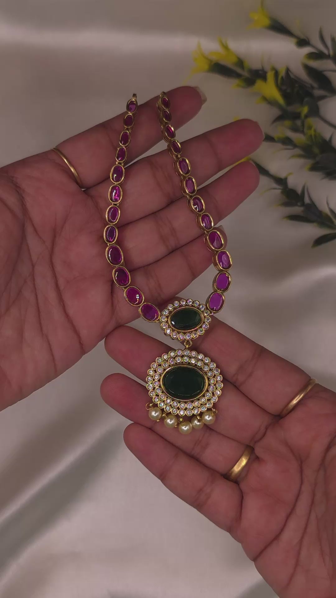 Emerald CZ Set