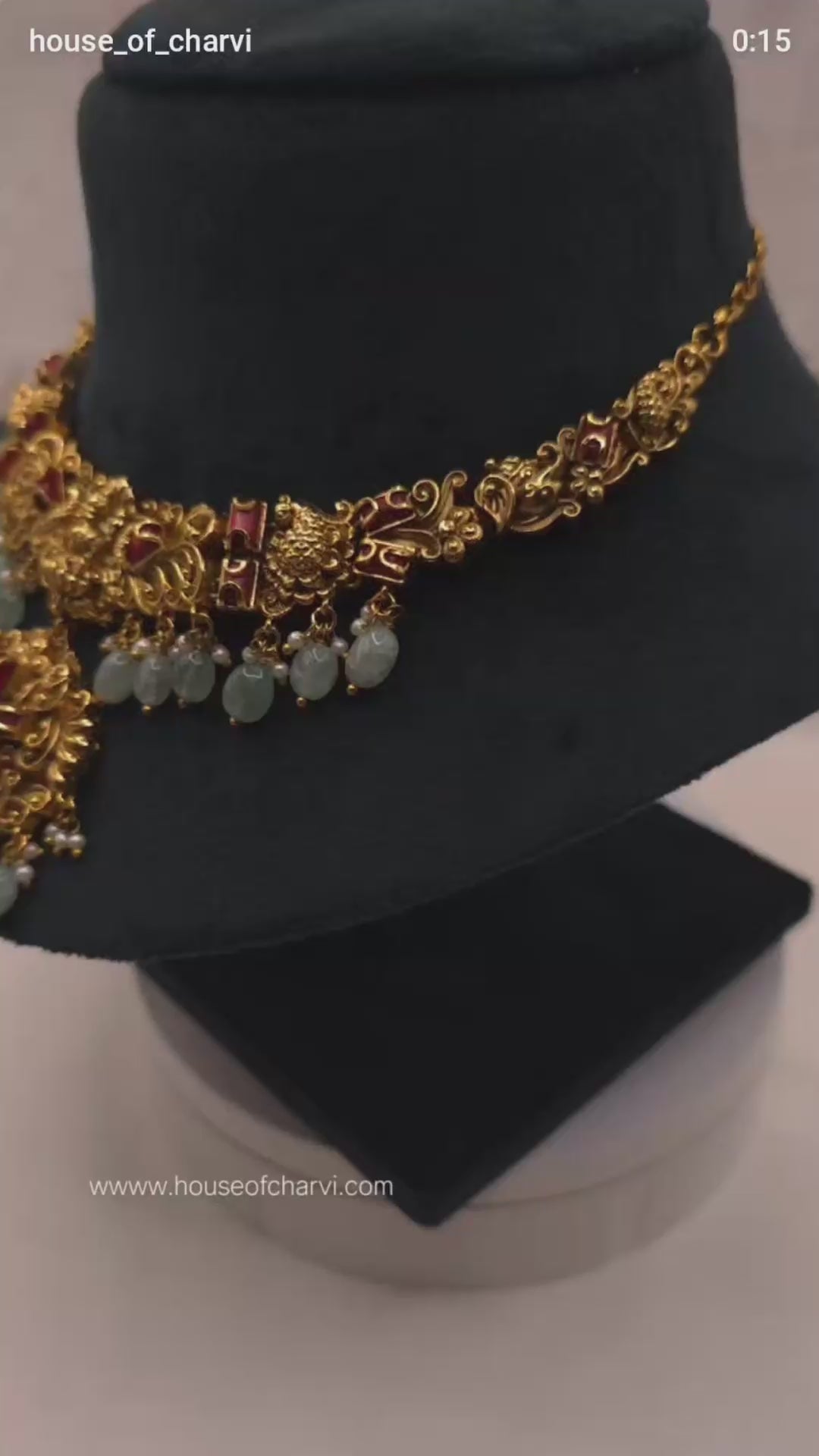 Lakshmi Temple Necklace Set