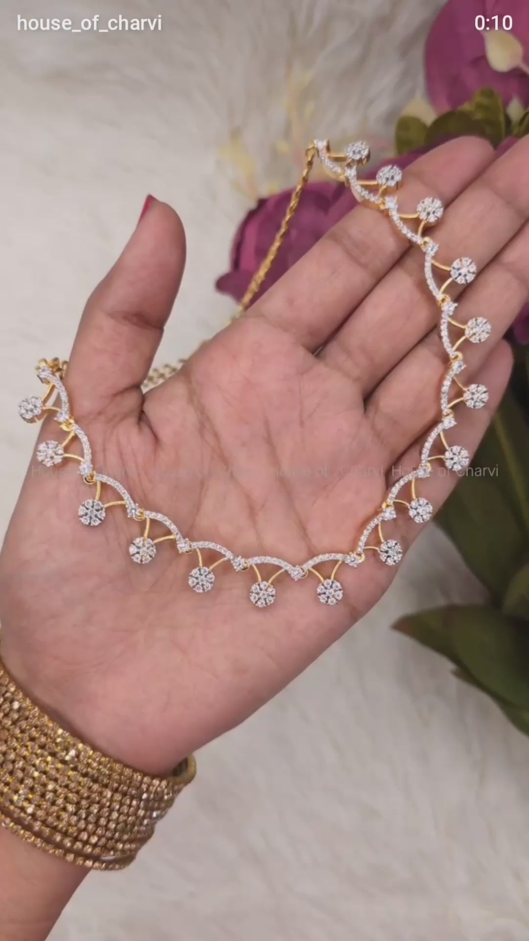 Trinity Zircon Neckpiece