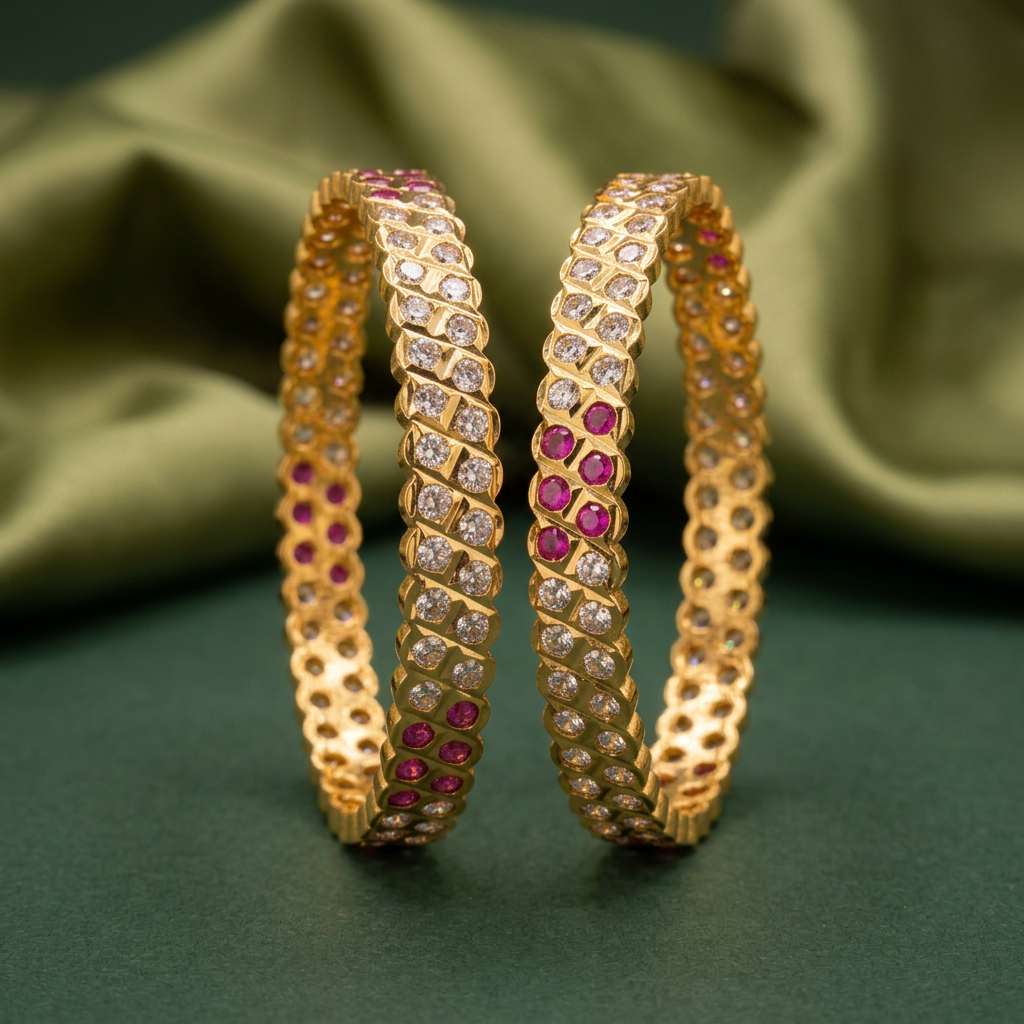 Premium AD Stone Bangles