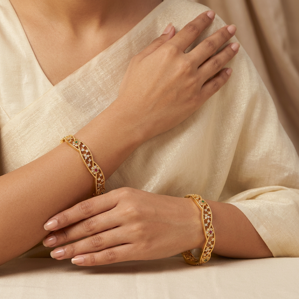 Prisma Petals Ad Bangles